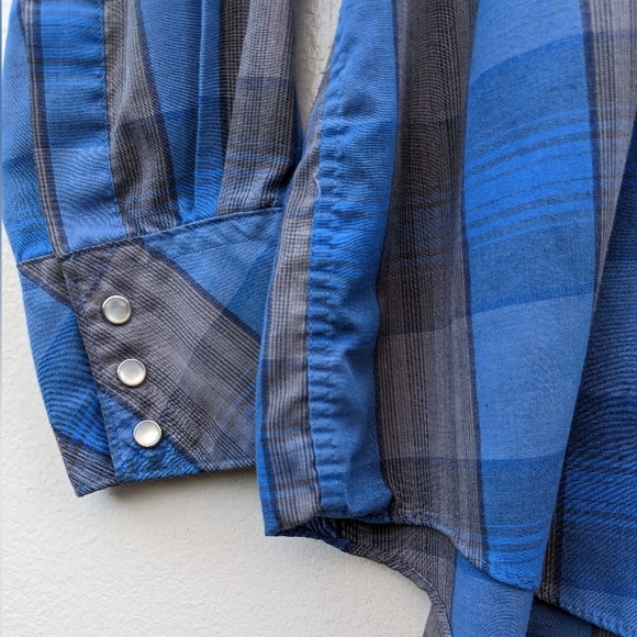Men's Classic Western Wear Snap Down Front Size 16 1/2 Excellent Condition - Picture 3 of 7